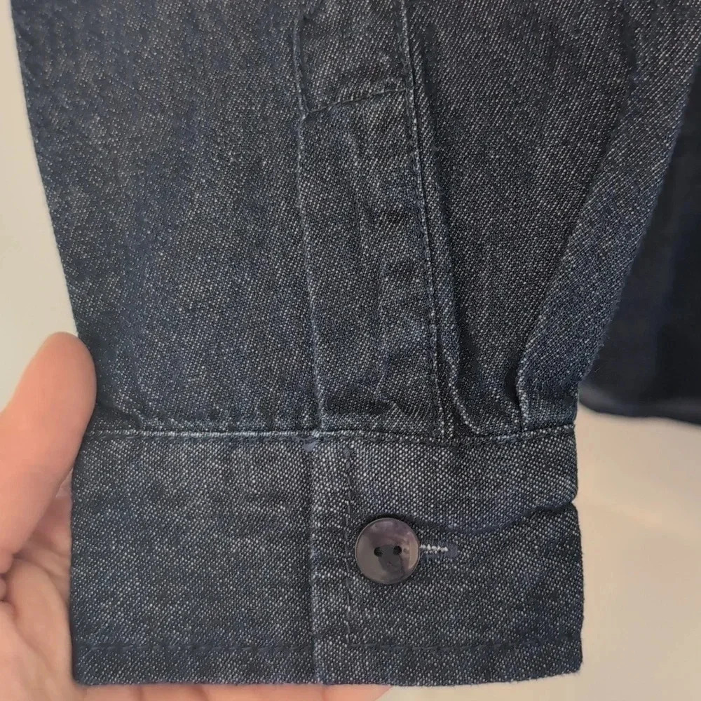 Joan Rivers Regular Vintage Washed Denim Shirt with Pockets - Picture 3 of 8